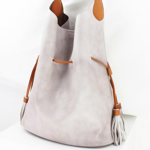 Street Level Boho Hobo Tote with Wallet - Picture 2 of 5